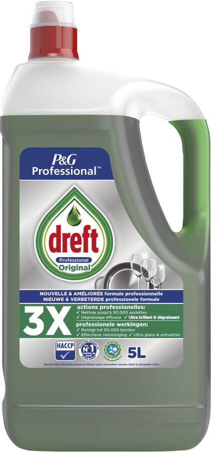 Dreft Professional Original handafwasmiddel flacon van 5 liter