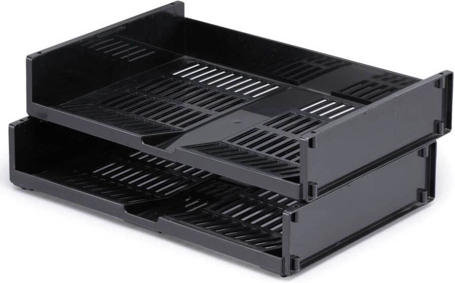 Durable Brievenbak A4 OPTIMO blauwe engel Zwart