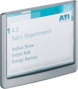 Durable Click Sign deurnaamhouder ft 14 9 x 10 5 cm grijs