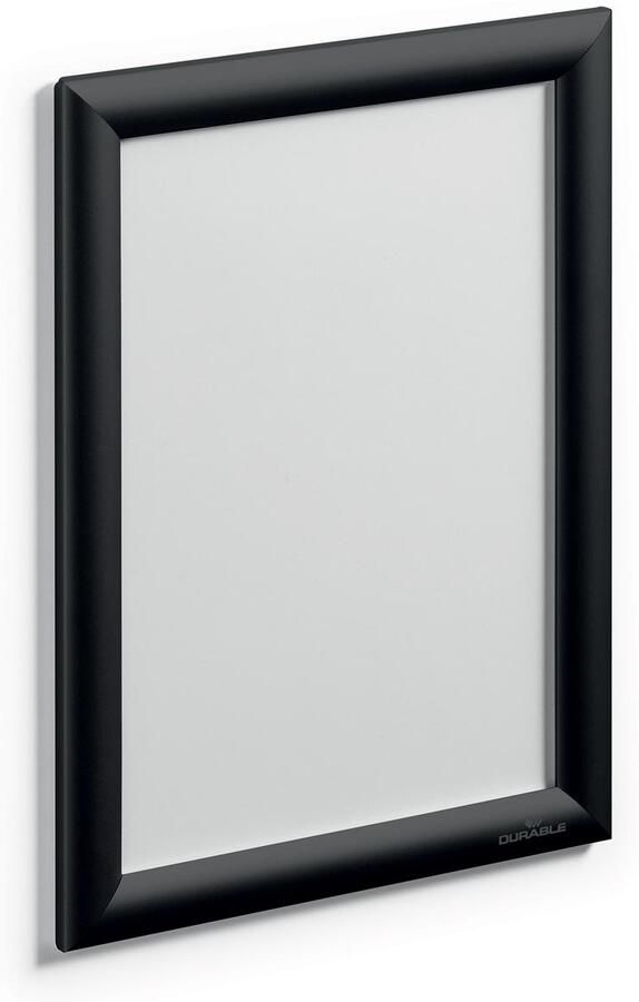 Durable clicklijst uit aluminium ft A4 zwart