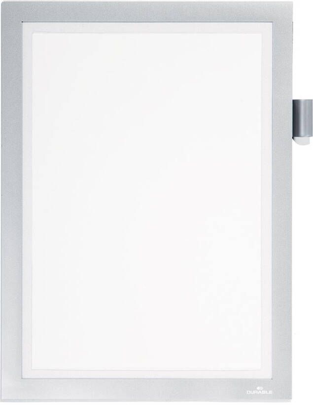 Durable Duraframe 498923 Note A4 magnetisch zilver