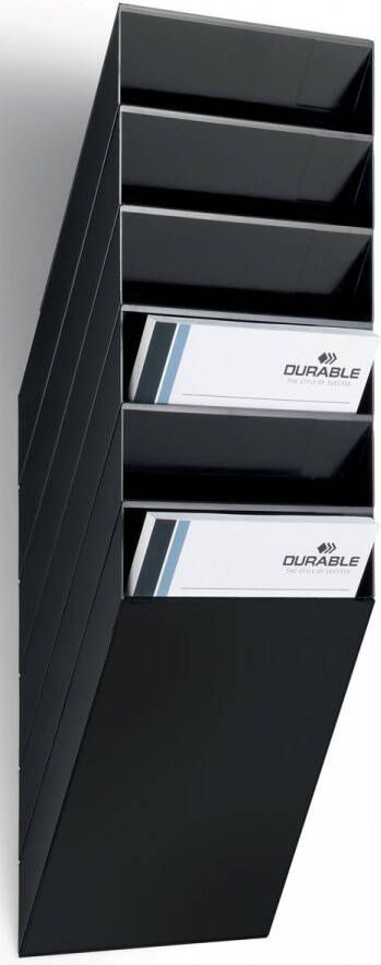 Durable folderhouder Flexiboxx 6 A4 zwart