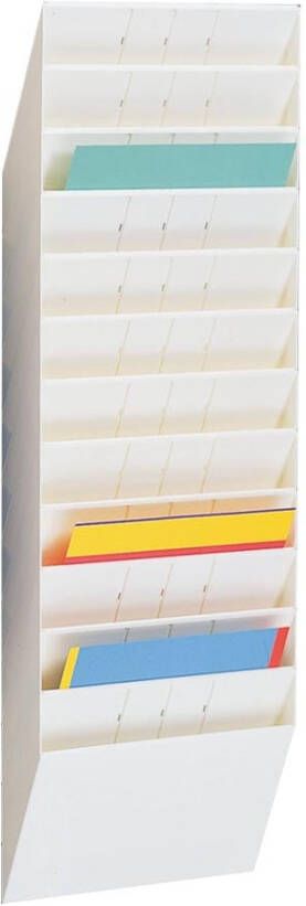 Durable Flexiboxx folderhouder 104 5 x 34 8 x 9 5 cm Wit 12 liggende A4 vakken - Foto 3