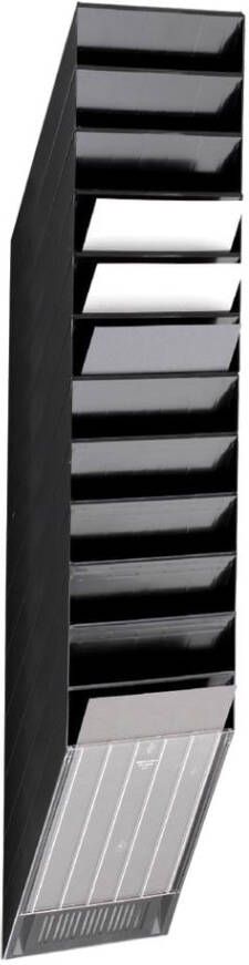 Durable Flexiboxx folderhouder 111 5 x 24 x 13 5 cm Zwart 12 staande A4 vakken - Foto 4