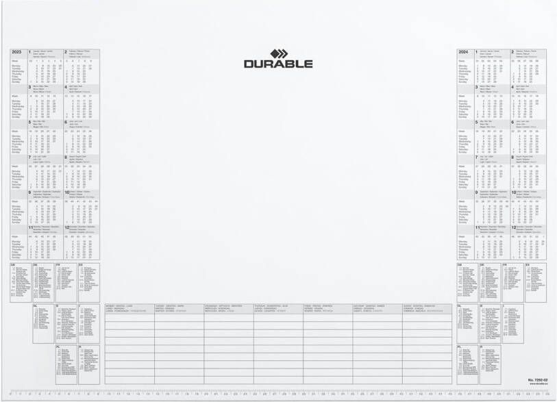 Durable kalenderblok 2025-2026