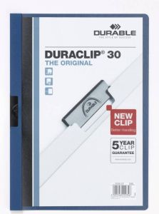 Durable klemmap Duraclip Original 30 donkerblauw