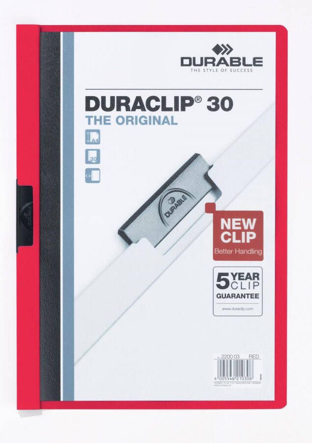 Durable klemmap Duraclip Original 30 rood