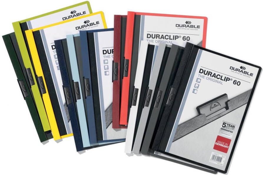 Durable Klemmap Duraclip Original 60 geassorteerde kleuren