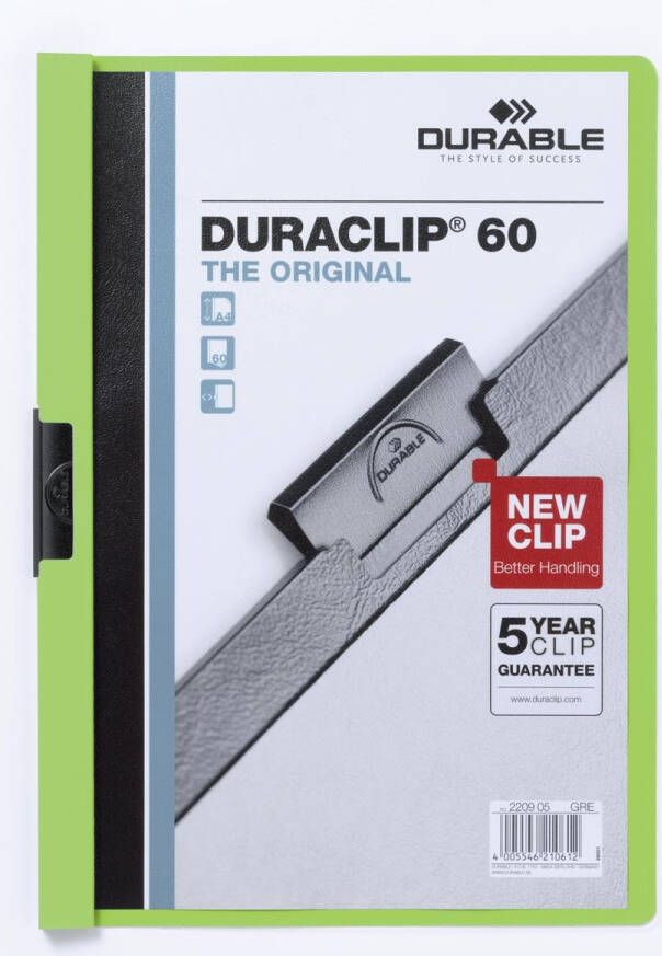 Durable Klemmap Duraclip Original 60 groen