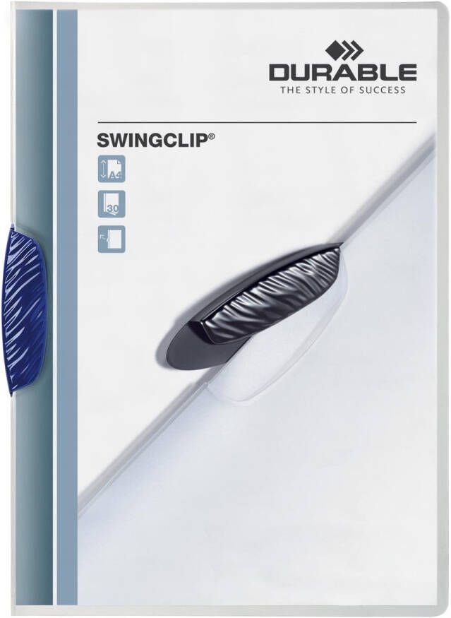 Durable klemmap Swingclip geassorteerde transparante kleuren