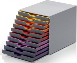 Durable Ladenbox Varicolor 10 laden grijs