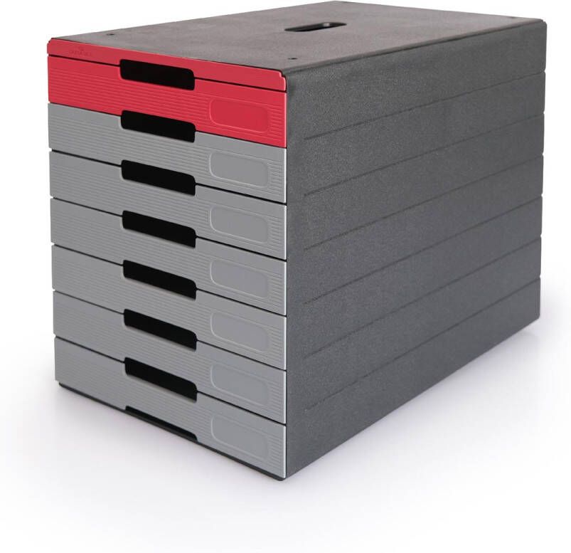 Durable ladenblok Idealbox Pro 7 laden rood
