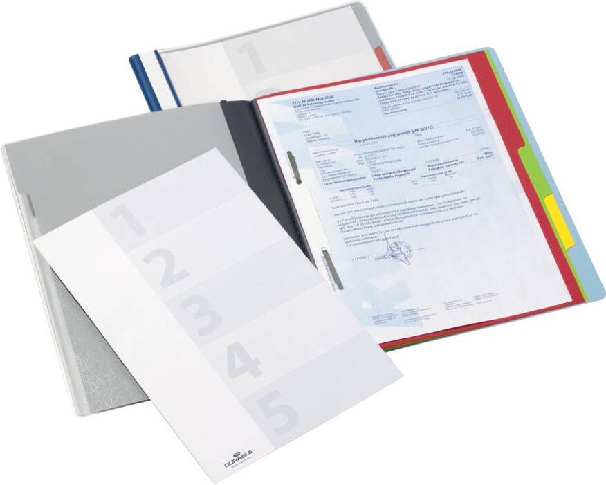 Durable Organisatiemap Divisoflex A4 blauw