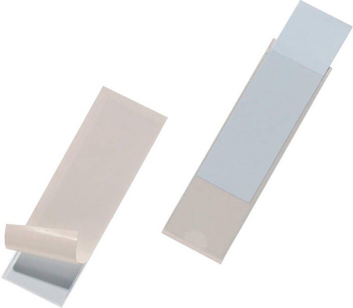 Durable Pocketfix binnenafmetingen 100 x 28 mm buitenafmetingen 104 x 32 mm
