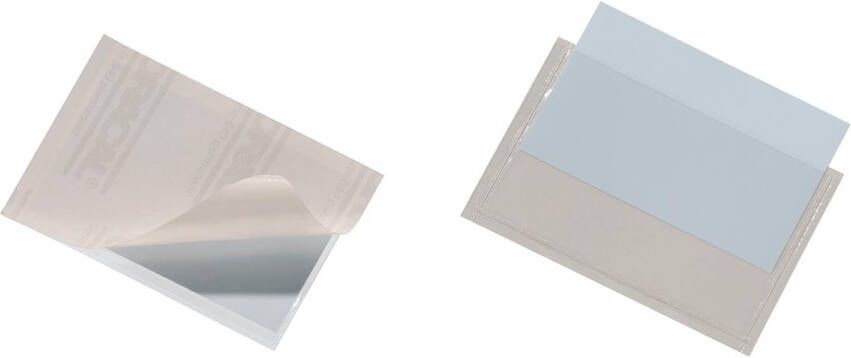 Durable Pocketfix doos van 100 stuks binnenft 90 x 57 mm