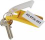 Durable sleutelhanger Key Clip geel pak van 6 stuks - Thumbnail 2