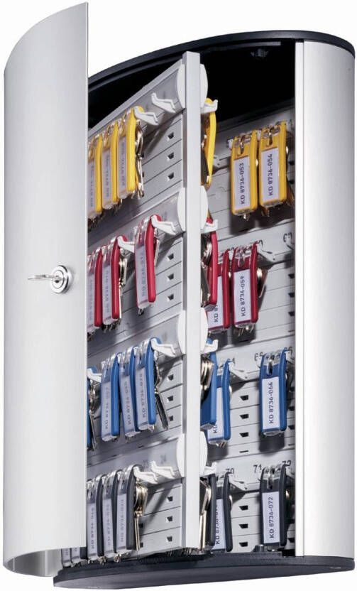 Durable sleutelkast Key Box voor 72 sleutelhangers ft 30 2 x 40 x 11 8 cm grijs