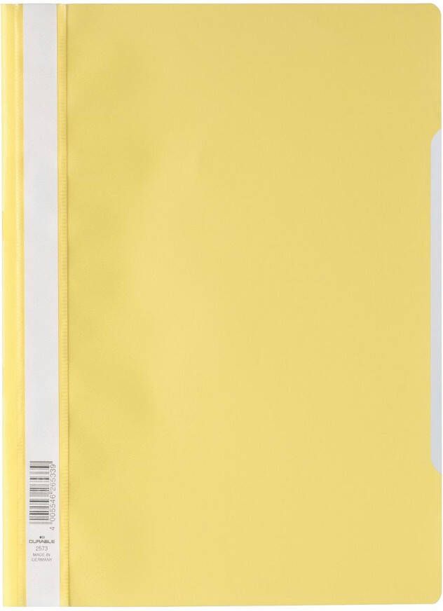 Durable Snelhechter 2573 A4 PP geel