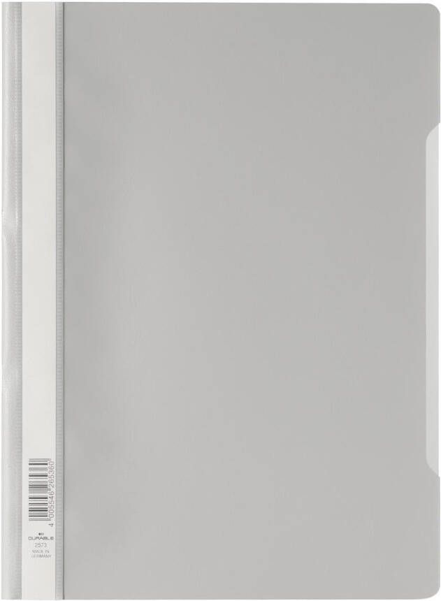 Durable Snelhechter 2573 A4 PP grijs