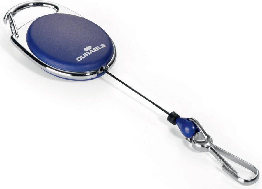 Durable Style afrolmechanisme met karabijnhaak blauw