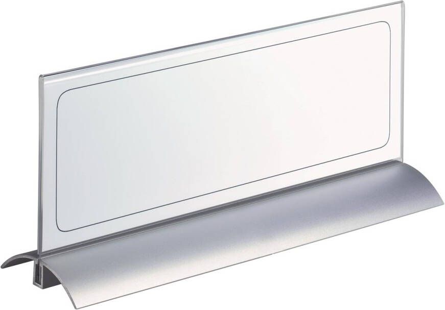 Europel Tafelnaambord 105x297mm acryl aluminium