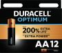 Duracell batterij Optimum AA blister van 12 stuks - Thumbnail 1