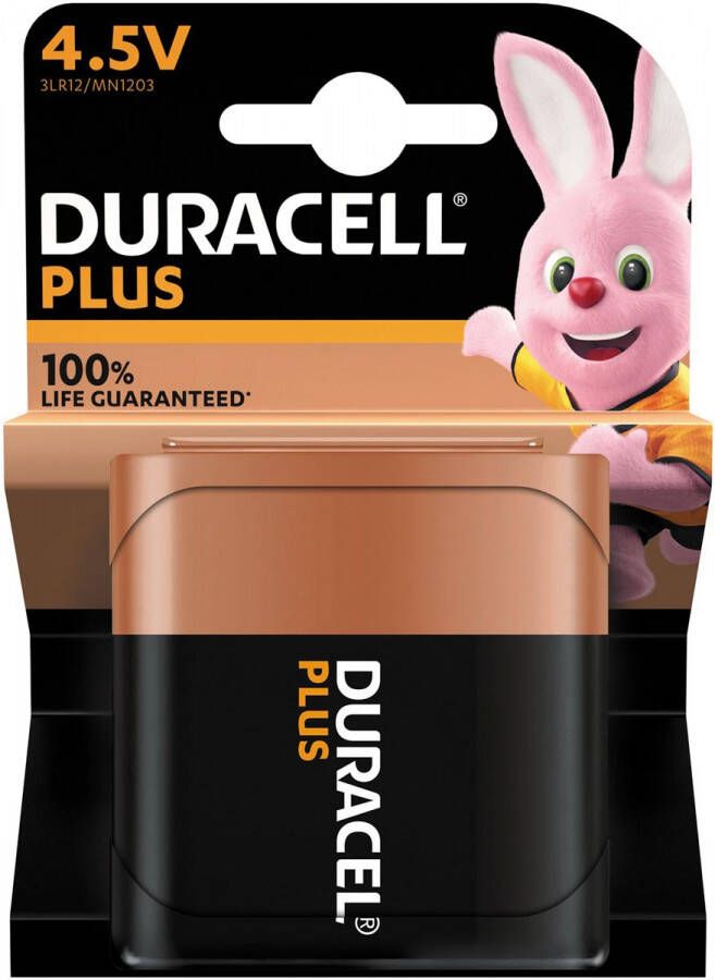 Duracell batterij Plus 100% 4 5V op blister