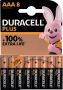 Duracell batterij Plus 100% AAA blister van 8 stuks - Thumbnail 1