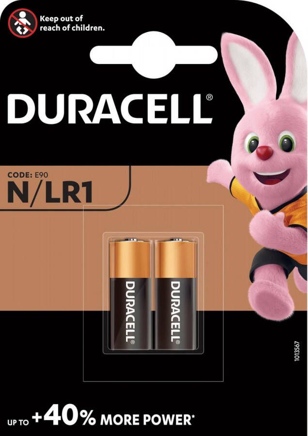 Duracell batterijen Security MN9100 blister van 2 stuks
