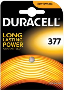 Duracell Batterij knoopcel 1x377 zilver oxideÃ˜6 8mm 1 5V-18mA