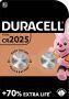 Duracell Batterij knoopcel 2xCR2025 lithiumÃ˜20mm 3V-170mAh - Thumbnail 1