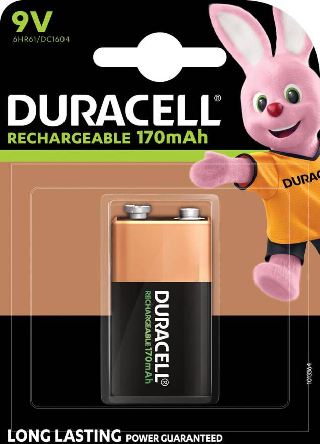 Duracell Batterij oplaadbaar 1x9Volt 170mAh Plus