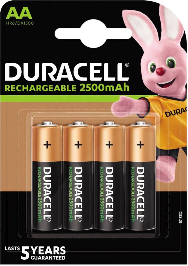 Duracell oplaadbare batterijen Recharge Ultra AA blister van 4 stuks