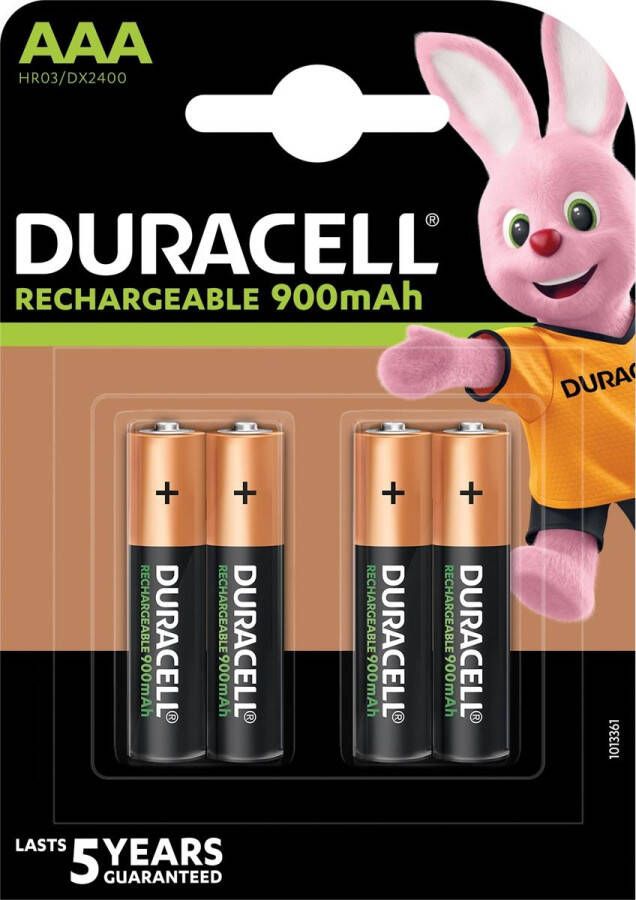 Duracell oplaadbare batterijen Recharge Ultra AAA blister van 4 stuks