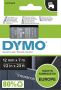 Dymo Labeltape 45020 D1 720600 12mmx7m wit op transparant - Thumbnail 1