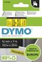 Dymo Labeltape 45018 D1 720580 12mmx7m zwart op geel - Thumbnail 1