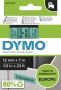 Dymo Labeltape 45019 D1 720590 12mmx7m zwart op groen - Thumbnail 1