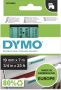 Dymo Labeltape 45809 D1 720890 19mmx7m zwart op groen - Thumbnail 1