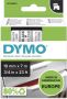Dymo Labeltape 45800 D1 720820 19mmx7m zwart op transparant - Thumbnail 1