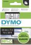 Dymo Labeltape 53710 D1 720920 24mmx7m zwart op transparant - Thumbnail 1