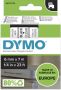 Dymo Labeltape 43610 D1 720770 6mmx7m zwart op transparant - Thumbnail 1