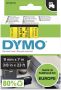 Dymo Labeltape 40918 D1 720730 9mmx7m zwart op geel - Thumbnail 1