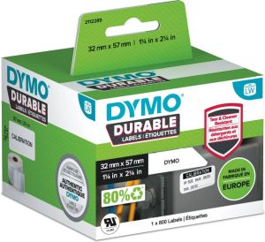 Dymo duurzame etiketten LabelWriter ft 57 x 32 mm 800 etiketten