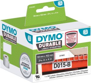 Dymo duurzame etiketten LabelWriter ft 59 x 102 mm 300 etiketten