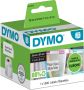 Dymo etiketten LabelWriter ft 57 x 32 mm verwijderbaar wit 1000 etiketten - Thumbnail 1