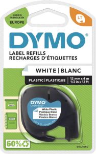 Dymo LetraTAG tape 12 mm plastic wit
