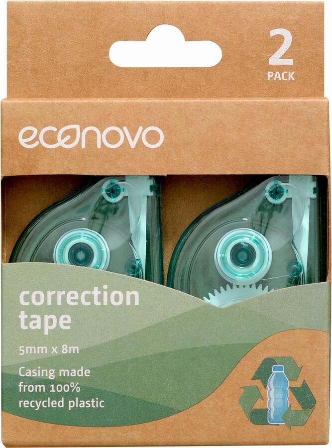 Econovo correctieroller ft 5 mm x 8 m blister van 2 stuks