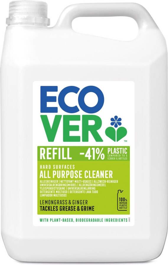Greenspeed Allesreiniger Ecover citroengrass &amp gember navulflacon 5L