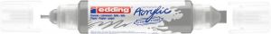 Edding Acrylmarker e-5400 3D double liner zilver