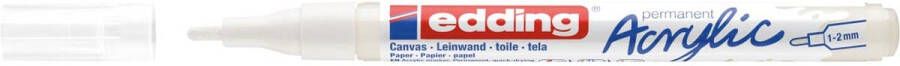 Edding Acrylmarker e-5300 fijn verkeerswit